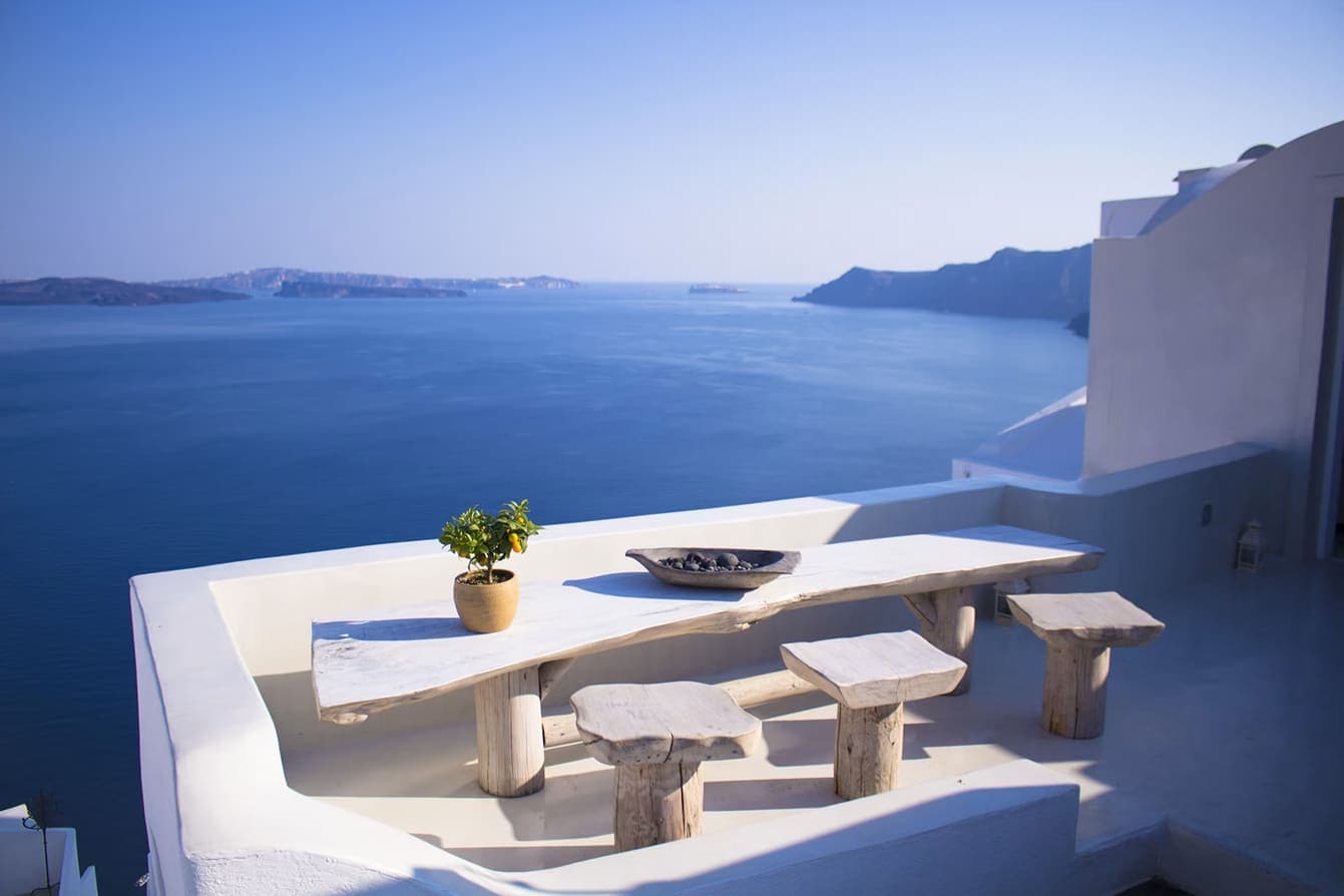 Elegantna terasa s pogledom na more